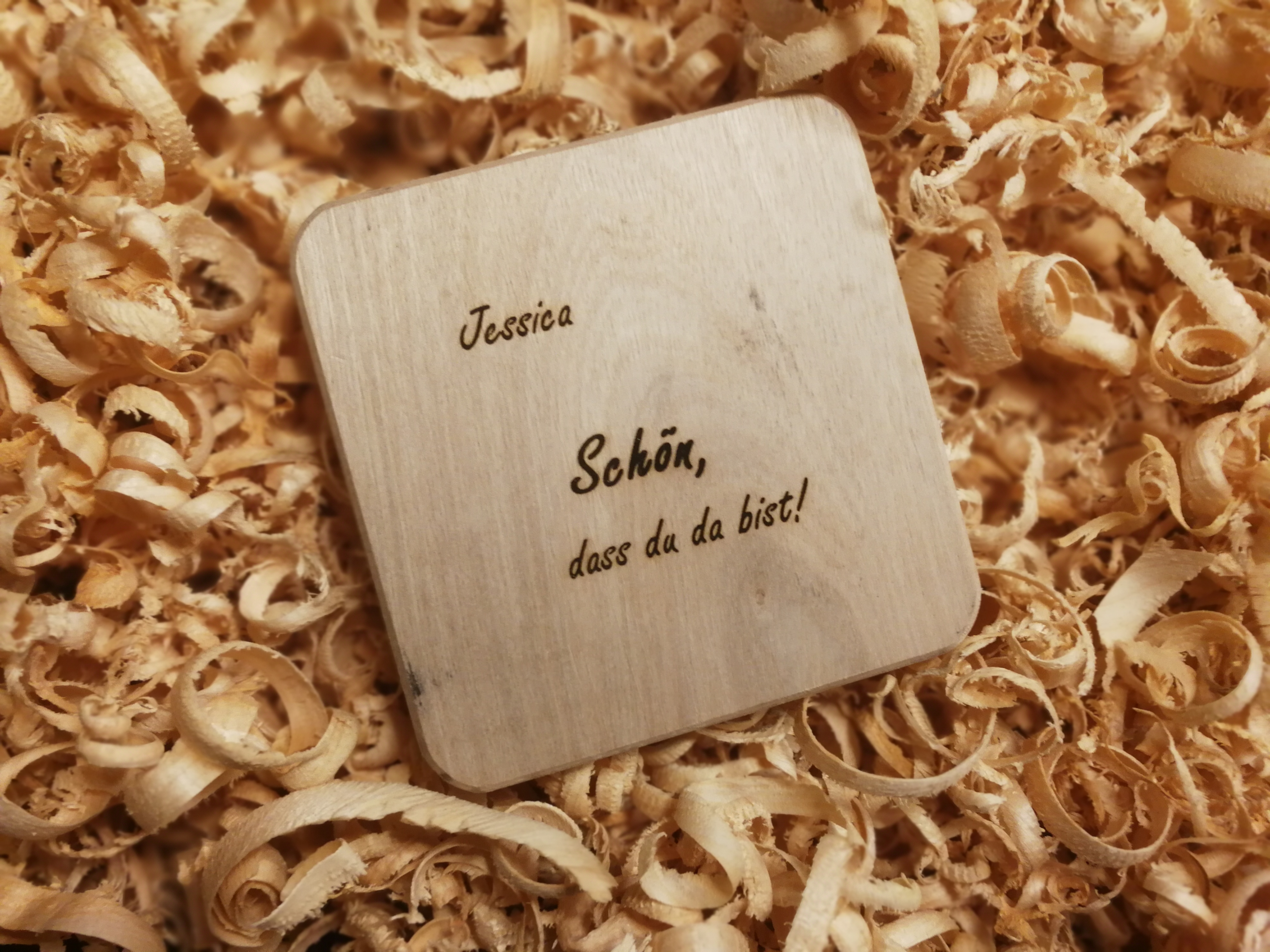 Kleine Gravur und Schriftzug (max. 100 mm x 100 mm) 